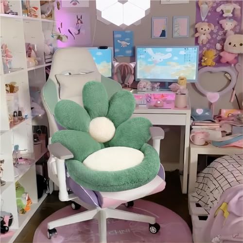 Flower Shape Chair Pillow 21-Inch Plush Soft Floor Cushion for Home Decor