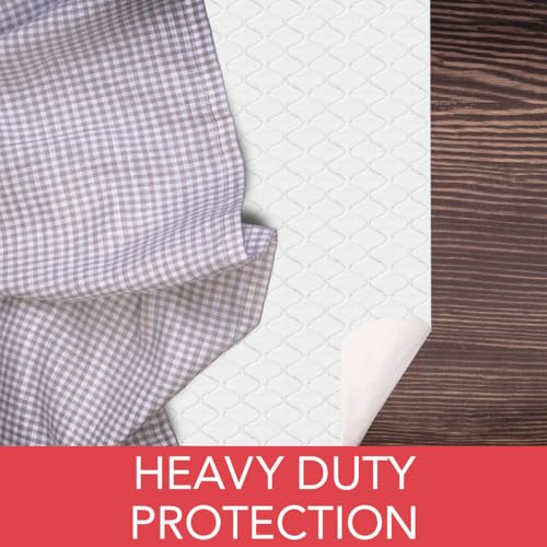 Quilted Table Protector Pad 52x108 - Waterproof & Scratch-Resistant Cover