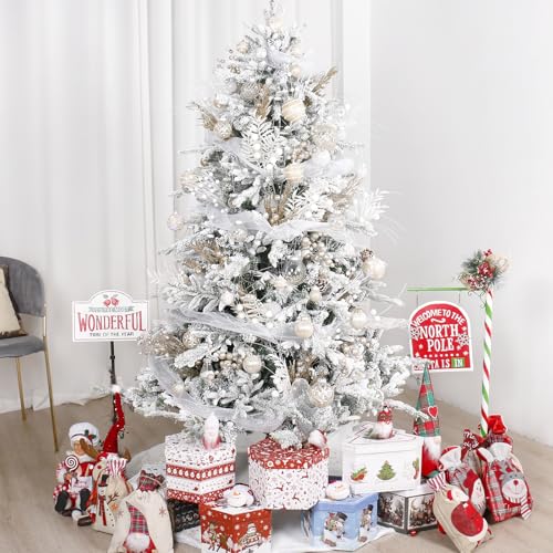 Champagne Christmas Ball Ornaments Set - 33 Shatterproof Holiday Decorations