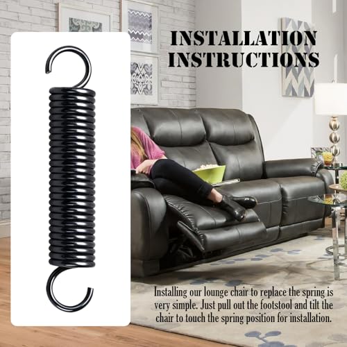 4-7/8 Inch Recliner Tension Spring Replacement for Furniture Mechanisms