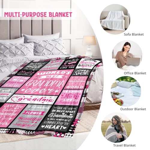 Grandma Gifts 60x80 Fleece Blanket - Best Grandma Ever Cozy Throw (Variation: Grandma Gifts / 60x80) PVDSAVE