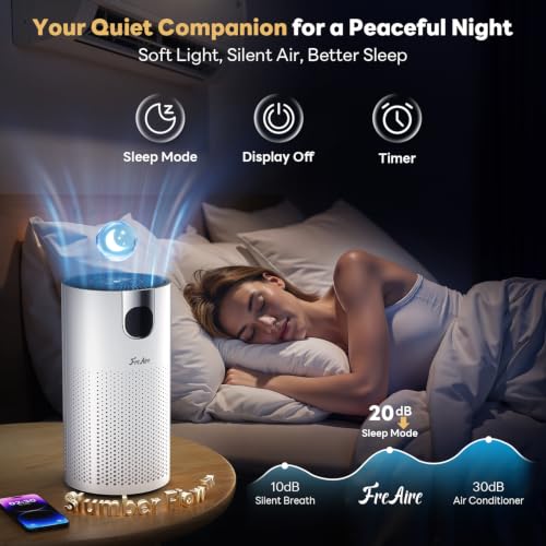 Large Room Air Purifier with H13 HEPA Filter and AQI Display