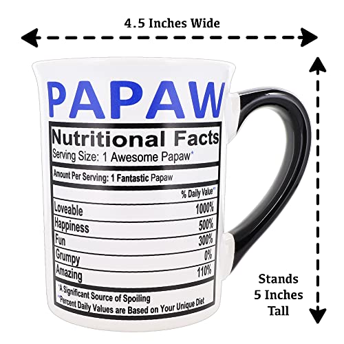 Cottage Creek Papaw 16oz Ceramic Coffee Mug – Double-Sided Gift Boxed Cup