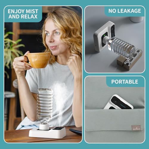 Portable Travel Humidifier Battery Operated Mini Cool Mist for Plants