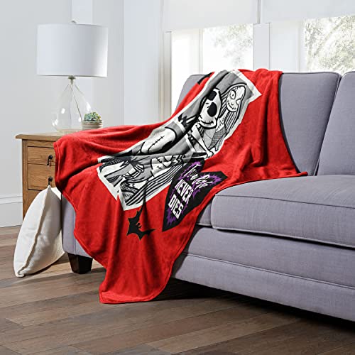 Nightmare Before Christmas Silk Touch Throw Blanket 50x60 True Love Photos