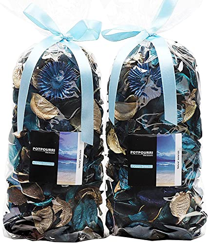 Ocean Breeze Scented Potpourri Bowl Filler with Fragrance Oil, 8.4 oz
