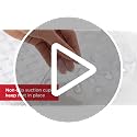 Non-Slip Bath Tub Shower Mat with Suction Cups and Quick-Dry Hook, 27x15 In