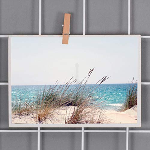 Wire Wall Grid Panel Photo Display Set, 31x24 Inch White Collage Frame (2 Pack)