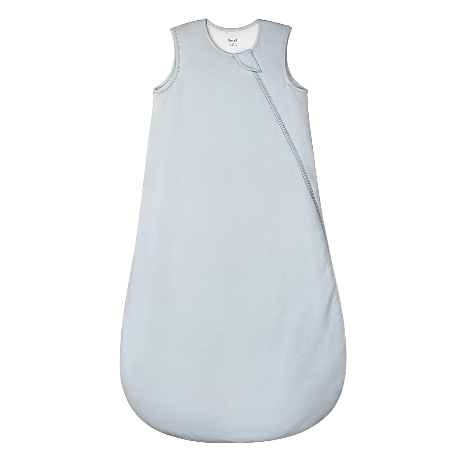 Supersoft Rayon Bamboo Sleep Sack | 1.0 Tog Unisex Baby Wearable Blanket - Gray, 0-6 Months