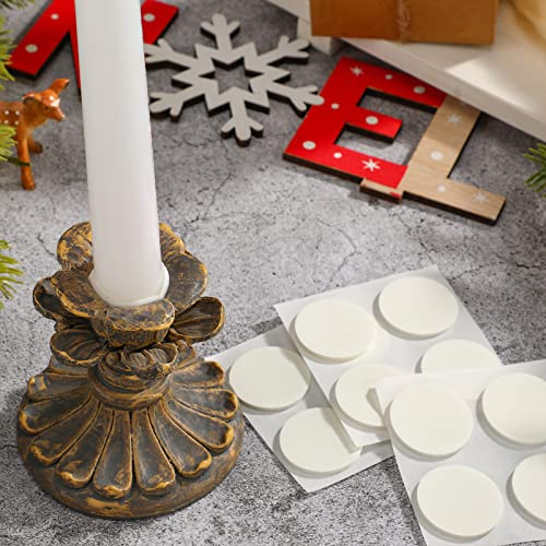 12 Pcs Candle Grips for Taper Candles - Adhesive Holder Inserts