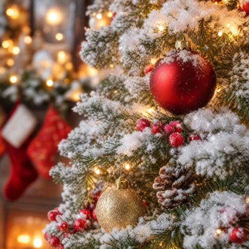 Shell White 30oz Christmas Fake Snow Decoration - Sparkling Artificial Flakes for Holiday Decor