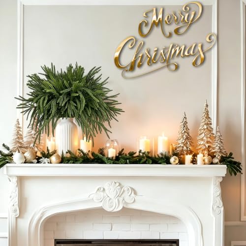 ILLUMINEW 16norfolk Pine | 18-Inch Artificial Christmas Norfolk Pine Stems for Holiday Decor