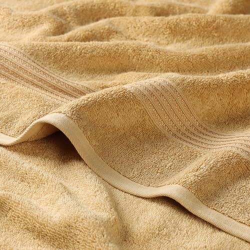 8-Piece Egyptian Cotton Hand Towel Set, Highly Absorbent Bathroom Towels