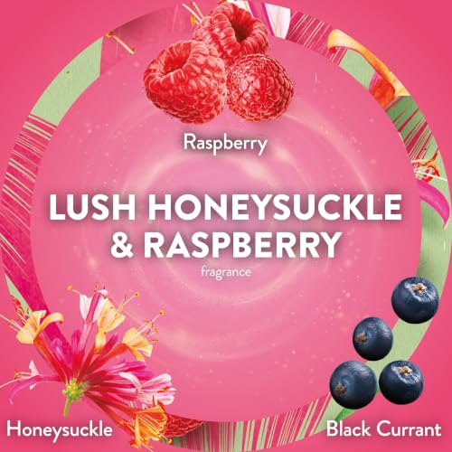 Plug-In Scented Oil Air Freshener Refills (4 Pack) - Honeysuckle & Raspberry