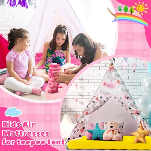 4-Pack Inflatable Toddler Air Mattress Set for Camping and Sleepovers