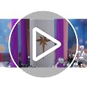 MTLEE Advent Candle Set with Morning Star & 4 Tapers for Church 12in