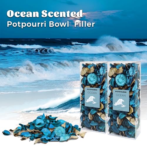 Ocean Scented Potpourri Bowl Filler with Essential Oil for Home Decor