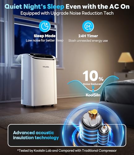 14,000 BTU Portable Air Conditioner with WiFi and Remote Control