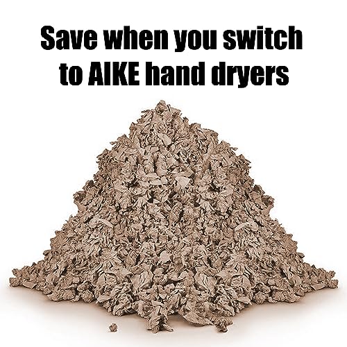 High-Speed Stainless Steel Hand Dryer, 12-Second Commercial Fast Dry