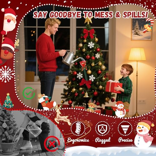 50 Inch Christmas Tree Watering System Funnel - Indoor & Outdoor Plant Watering Tool