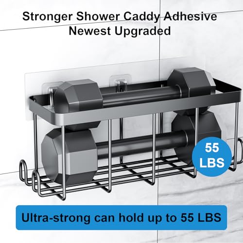 14-Pack Adhesive Shower Caddy Replacement Hooks, Waterproof Wall Strips