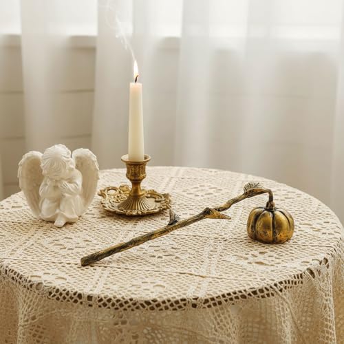 Candle Snuffer with Long Handle - Vintage Wick Extinguisher for Candle Lovers
