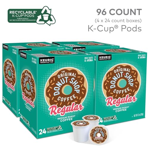 The Original Donut Shop Medium Roast Coffee Keurig K-Cup Pods 96 Count