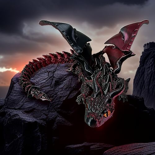 3D Dragon Cake Topper Set with Decorative Cake Balls for Birthday Parties