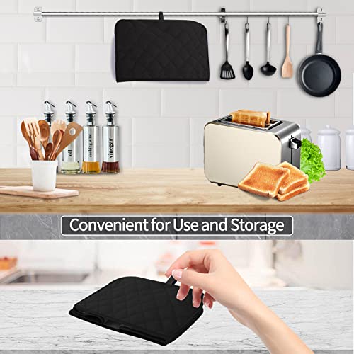 Quilted 4-Slice Toaster Cover - Dust-Proof Polyester Appliance Protector