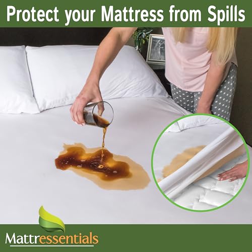 Queen Mattress Protector - Waterproof Hypoallergenic Zippered Encasement