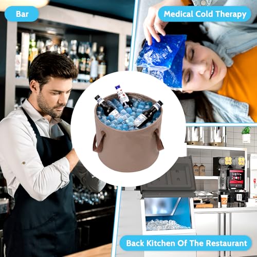 Blue 720 Pack Reusable Ice Cubes for Cold Therapy, Drinks & Food Preservation