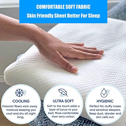 Breathable Baby Bassinet Mattress - 32x18x2 Inch High-Density Foam Pad