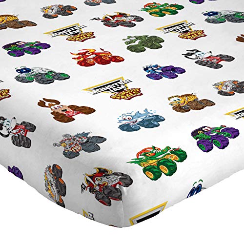 Jay Franco Monster Jam 3-Piece Toddler Sheet Set - Soft Microfiber Bedding