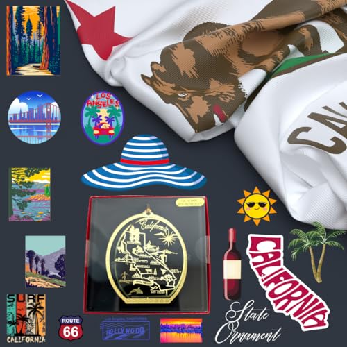 California State Brass Christmas Ornament – Nation's Treasures