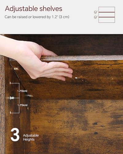 6-Tier Tree Bookshelf with Cabinet, Tall Narrow Standing Bookcase