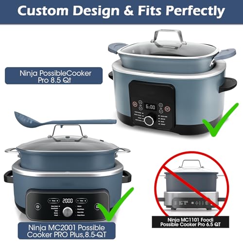 Heat-Resistant Silicone Pot Handle Cover for 8.5 Qt Slow Cookers
