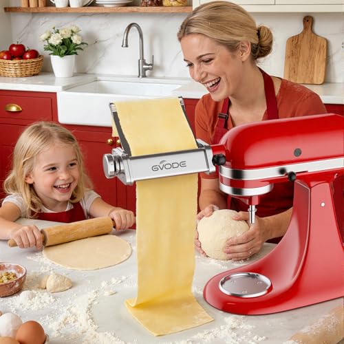 3-Piece Stainless Steel Pasta Maker Attachment Set for Stand Mixers