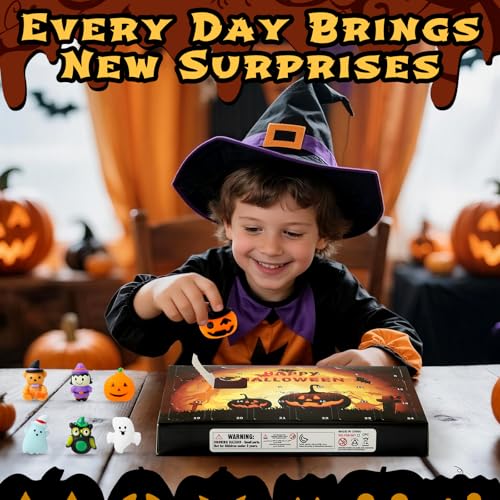 24-Day Mochi Squishy Advent Calendar - Holiday Countdown Toy Set for Kids