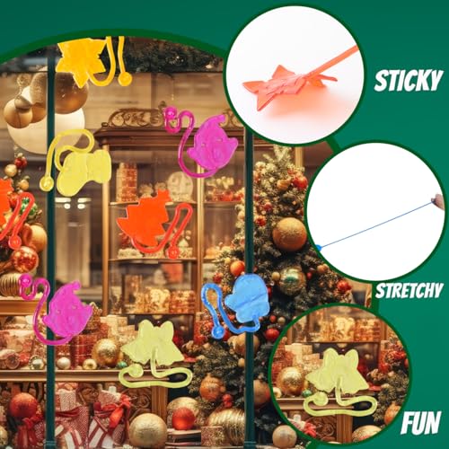 50PCS Christmas Sticky Hands Toys - Fun Kids Party Favors & Stocking Stuffers