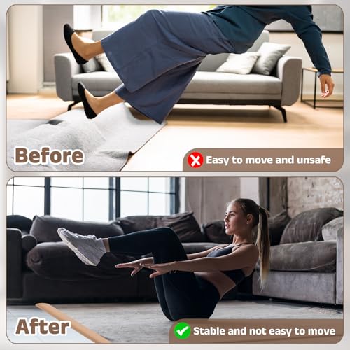 Flexible Silicone Carpet Transition Strip - 9.8ft Floor Edge Trim, Gray