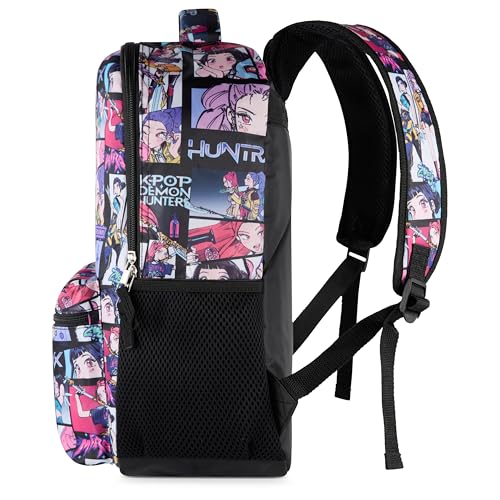 16-Inch K-Pop Anime Girls Backpack - Water-Resistant School Travel Bag