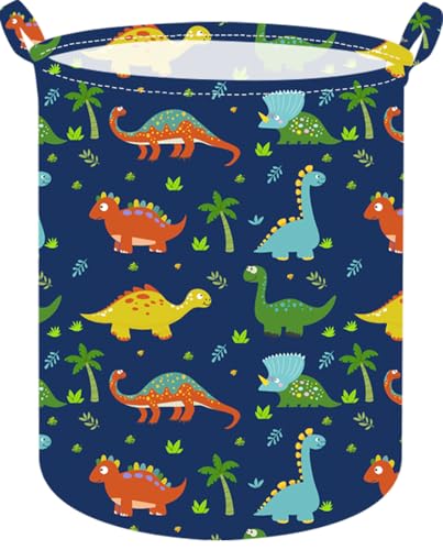 Collapsible Dinosaur Laundry Hamper - Foldable Toy Storage Bin