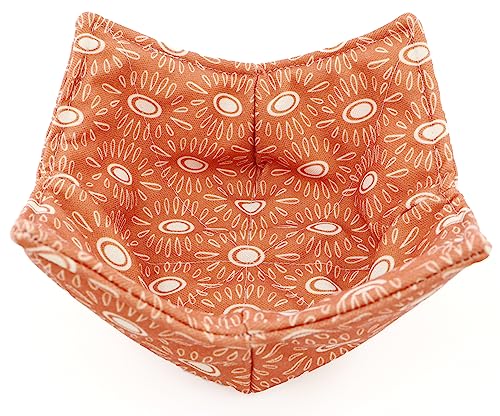 Cotton Microwavable Bowl Cozy - Heat-Resistant Microwave Bowl Holder