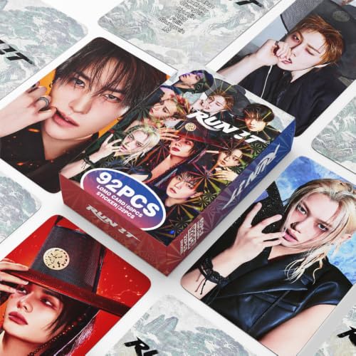 92-Piece Photo Card and Sticker Set - High-Definition Decorative Collectibles