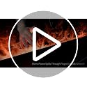 Water Vapor Fireplace Recessed 31.5 Inch with Dual Water System