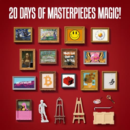 Mini Masterpieces Advent Calendar - 20 Days of Miniature Art & Accessories