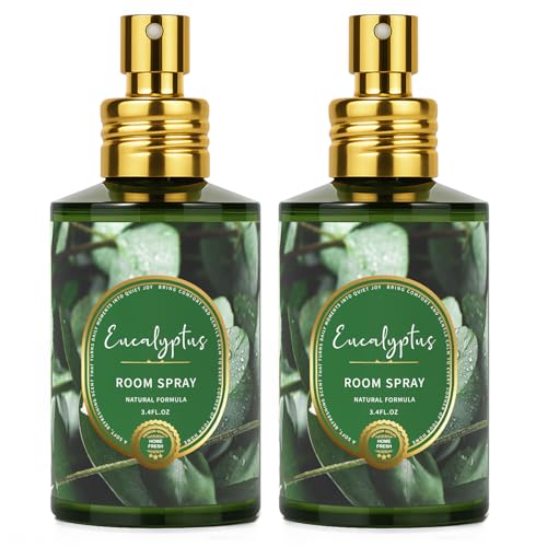 Eucalyptus Room Spray 2-Pack – Natural Odor Eliminator & Fabric Freshener