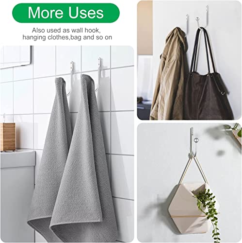 Retro Metal Curtain Holdbacks - Wall Mounted Drapery Hooks, 2 Pack