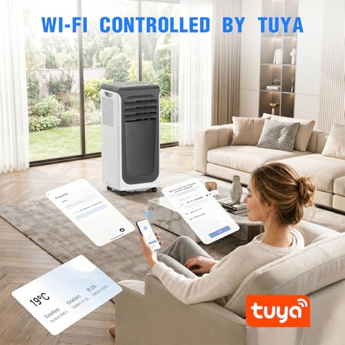 16000 BTU Portable Air Conditioner 3-in-1 AC Unit with WiFi & Remote