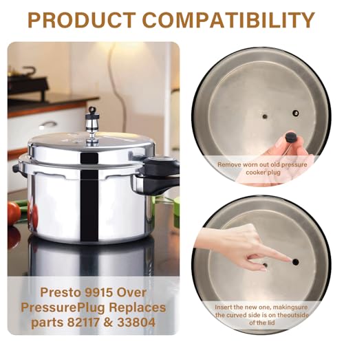 9915 Pressure Cooker Overpressure Plug Replacement - 6 Pack